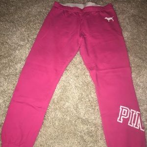 PINK sweats size M